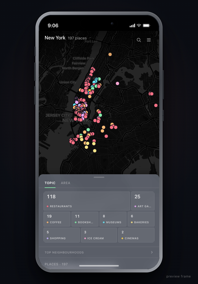 Mobile NYC heatmap